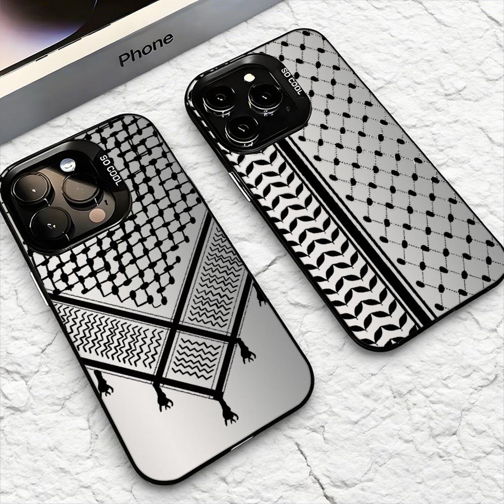 Phone Cases Iphone 15 Pro Max - Keffiyeh P-Palestine Phone Case For IPhone