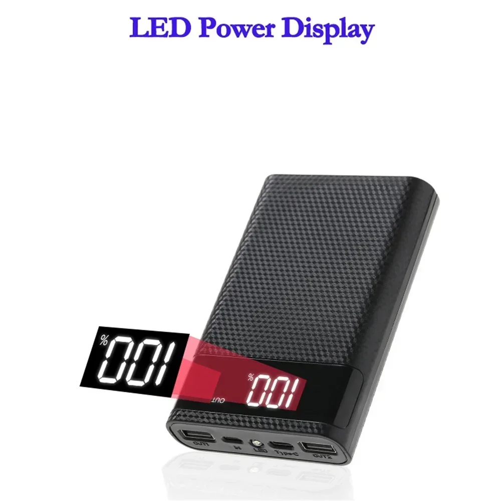 Phone Cases Android - 4x18650 Battery DIY Power Bank Case