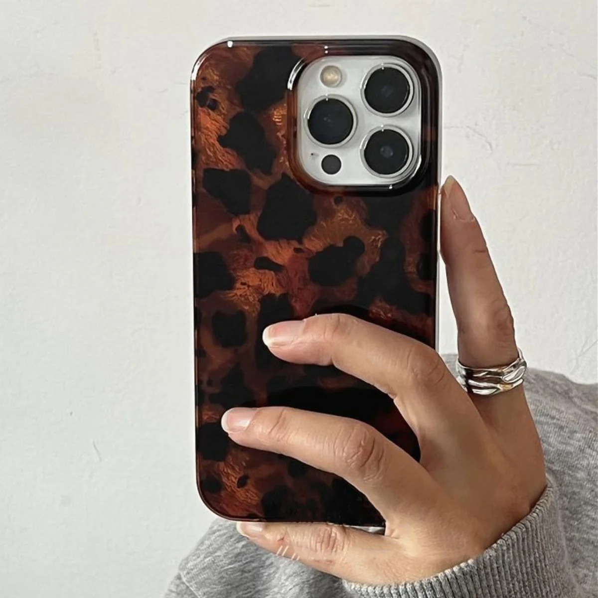 Phone Cases Like Loopy - Retro Amber Texture Laser Phone Case