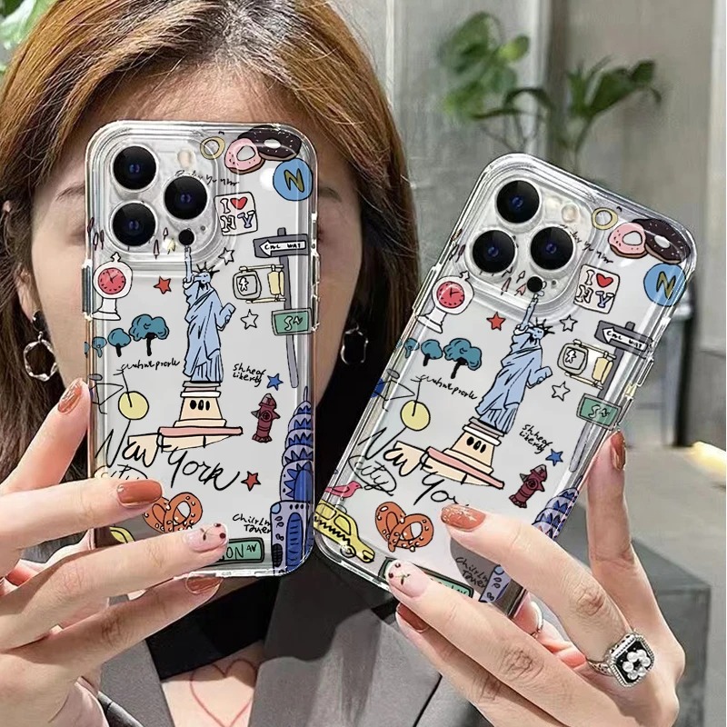 Phone Cases York - Cute New York City Doodle Phone