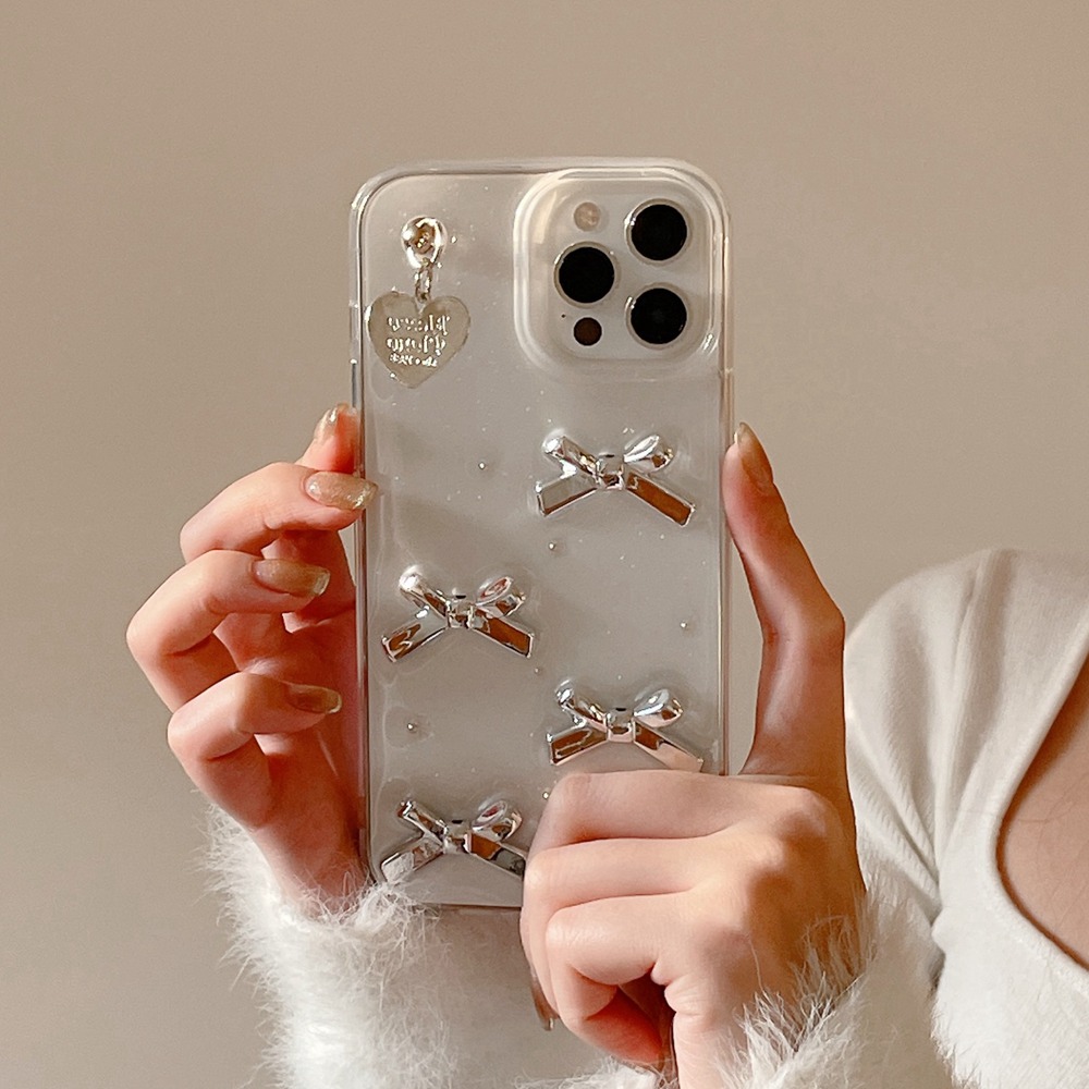 Phone Cases Pinterest - 3D Bowknot Star Bling Glitter Shockproof