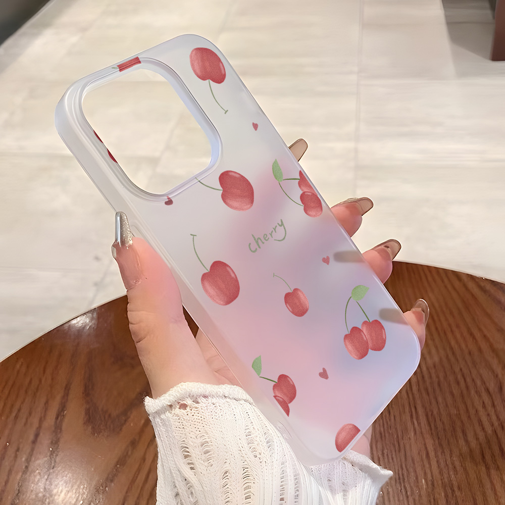 Phone Cases Iphone 15 Pro Max - Cherry Phone Case Frosted For iPhone