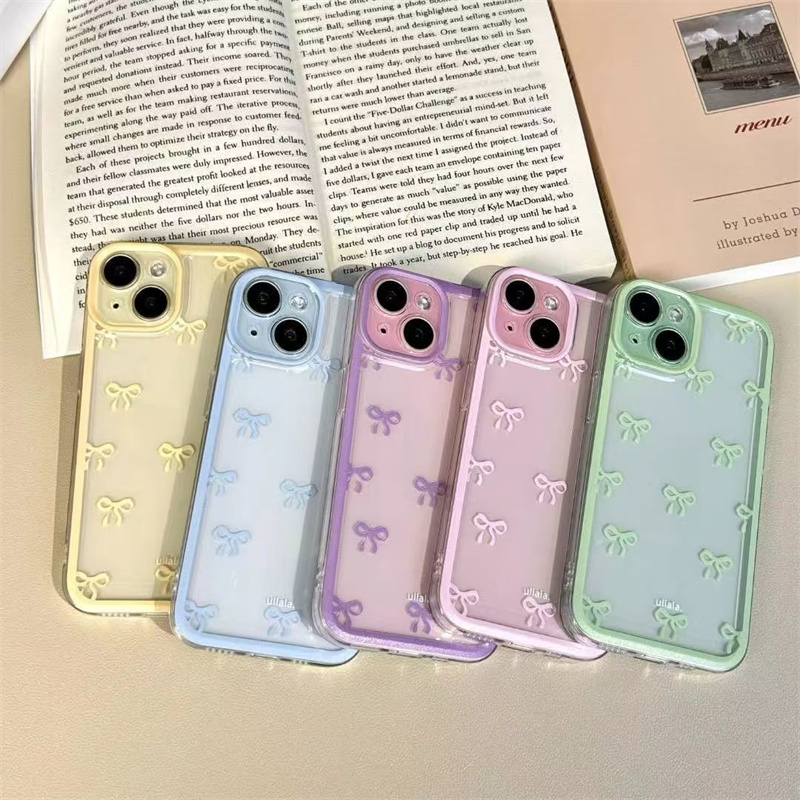 Candy Color Bowknot Design Sof - đánh giá và giá Phone Cases Pinterest