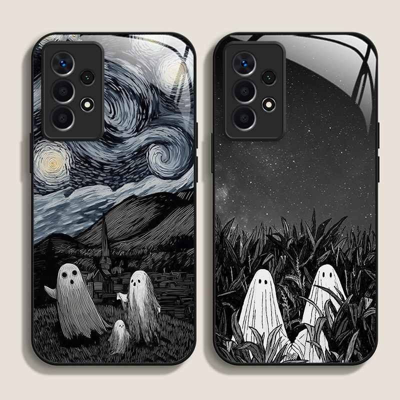 Funny Ghost Abstract Art Patte - đánh giá và giá Phone Cases Art