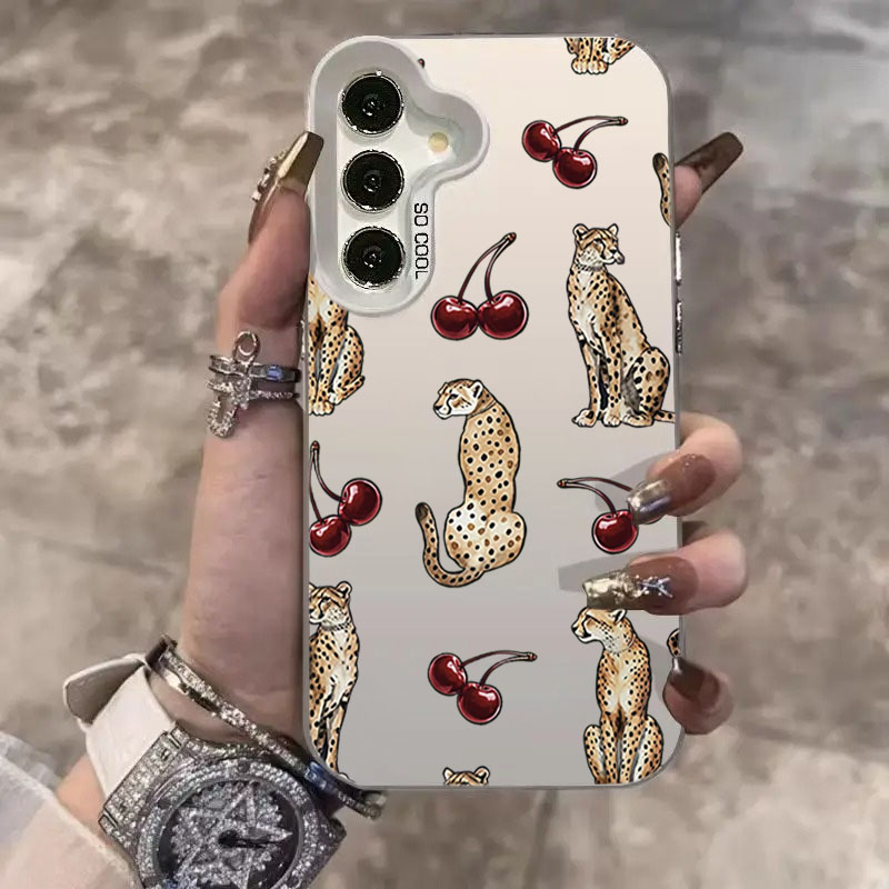 Cherry Leopard Design Laser Ph - đánh giá và giá Phone Cases Designer