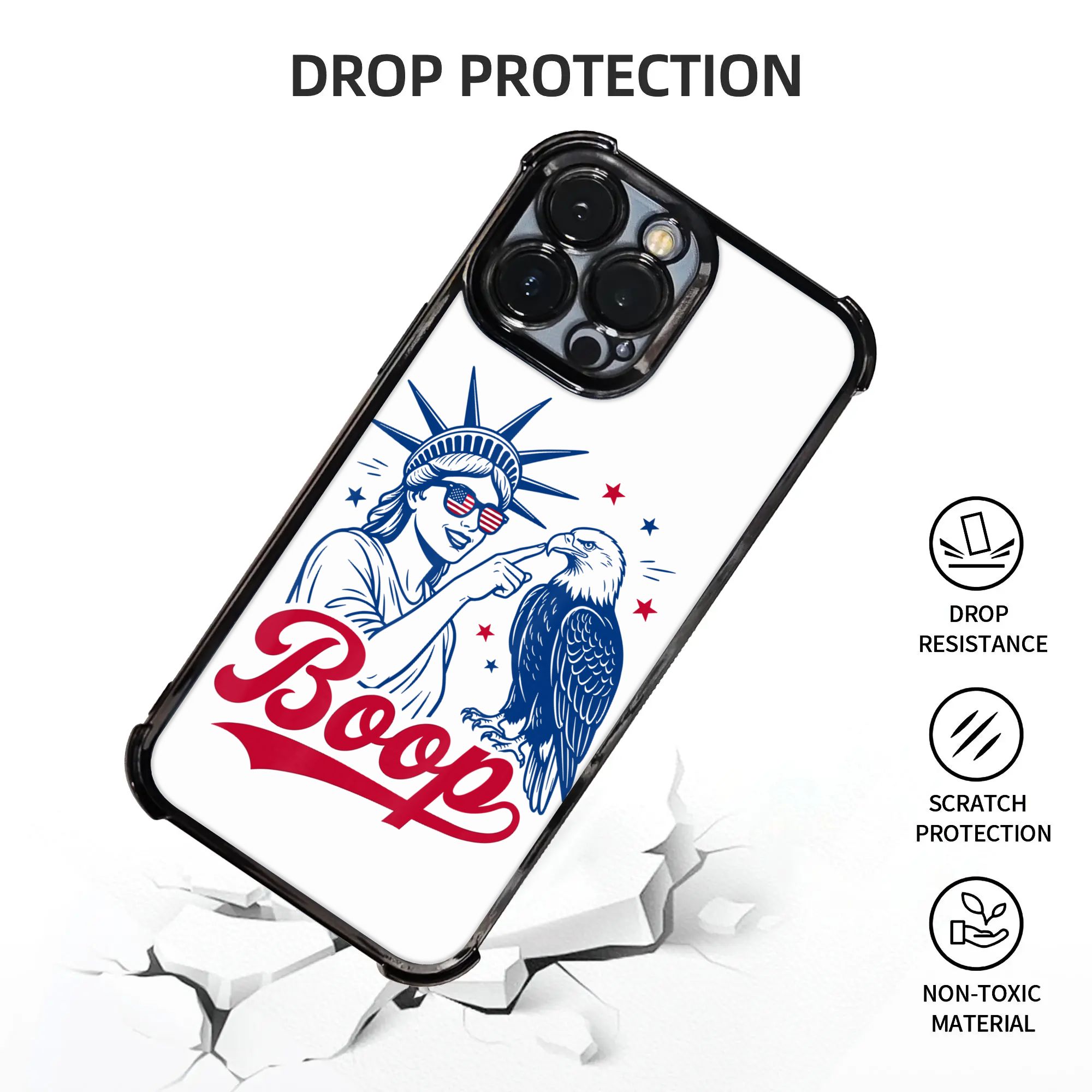 Boop Eagle Vintage USA Retro S - đánh giá và giá Phone Cases Vintage