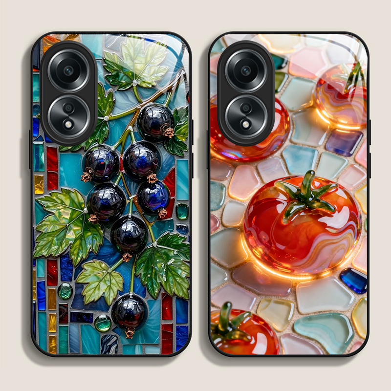 2D Flat Aesthetic Marble Fruit - đánh giá và giá Phone Cases Aesthetic