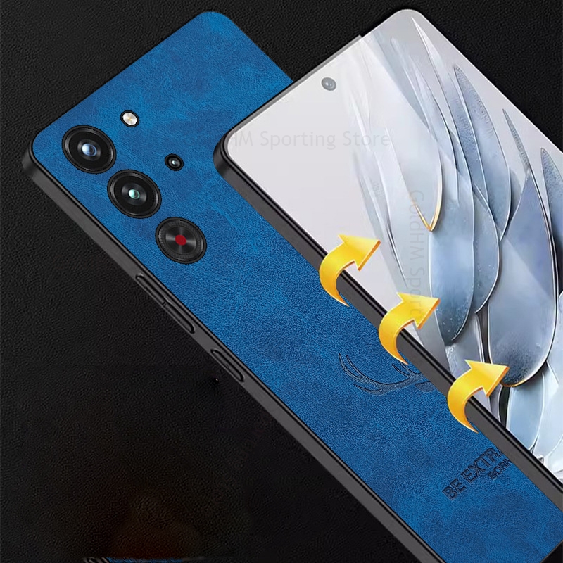 3D Cartoon Elk Deer Head Leath - đánh giá và giá Phone Cases Red Deer