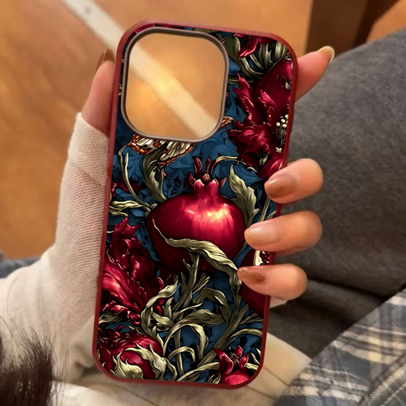 Vintage Pomegranate TPU Art Ph - đánh giá và giá Phone Cases Aesthetic