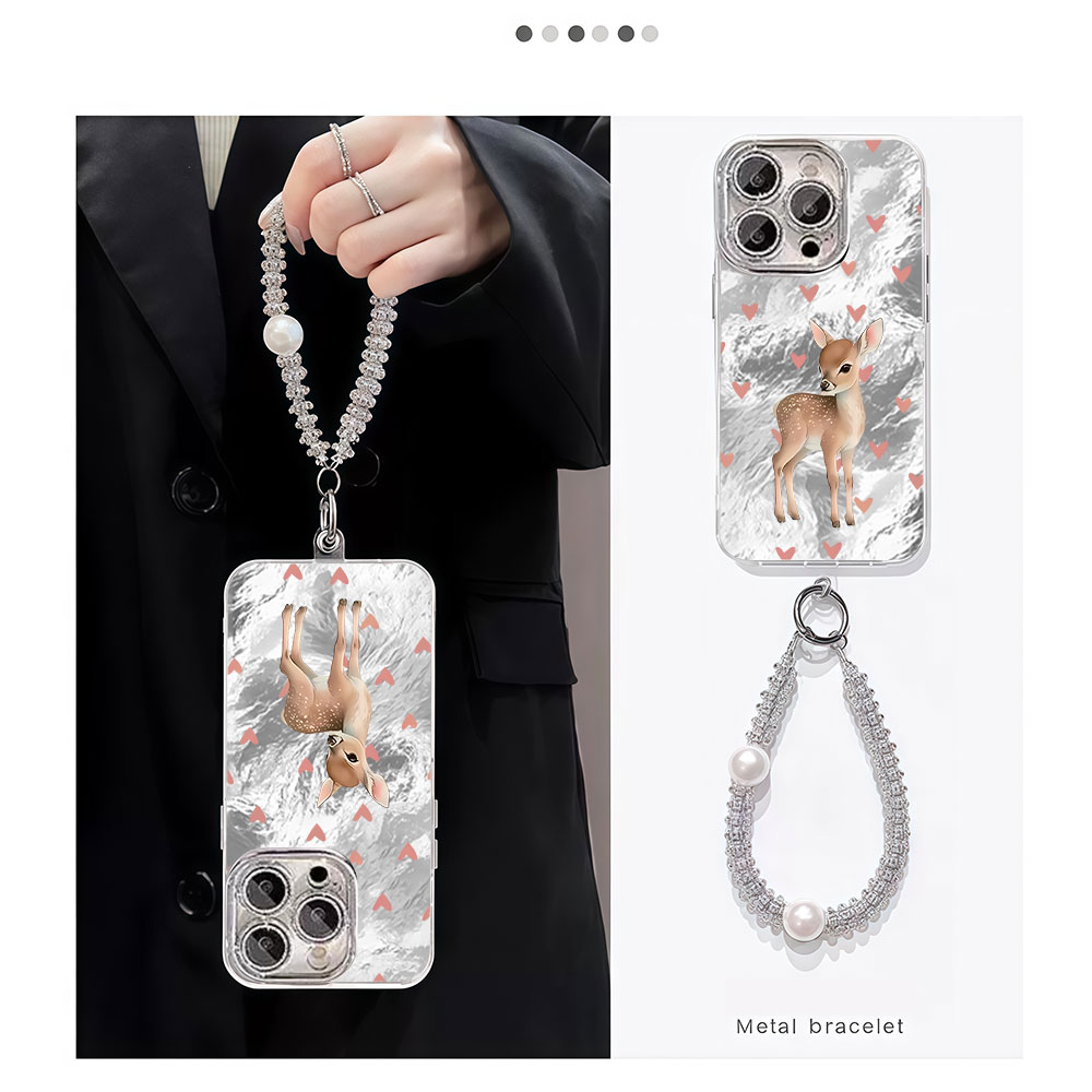 Cute Korean Red Love Deer Phon - đánh giá và giá Phone Cases Red Deer
