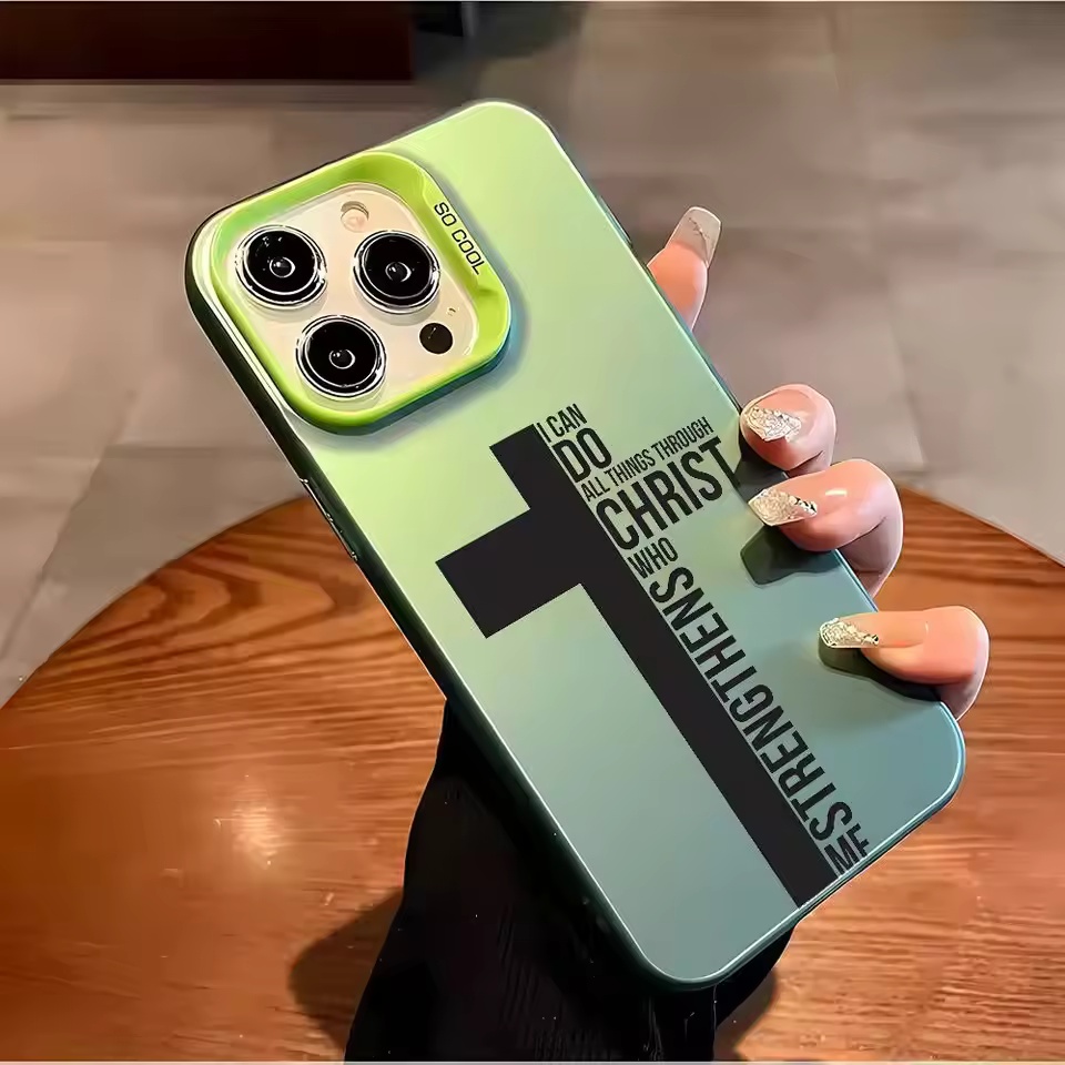 Anti Fingerprint Cross Bible P - đánh giá và giá Phone Cases Iphone 15 Pro Max