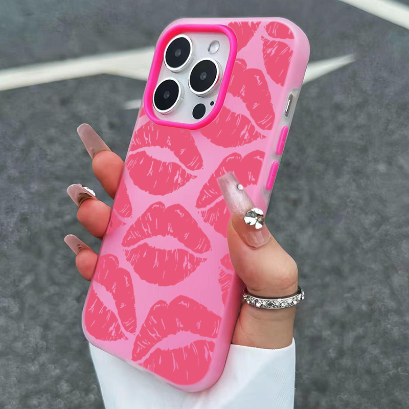 Sexy Girl Pink Lips  Pattern D - đánh giá và giá Phone Cases Designer