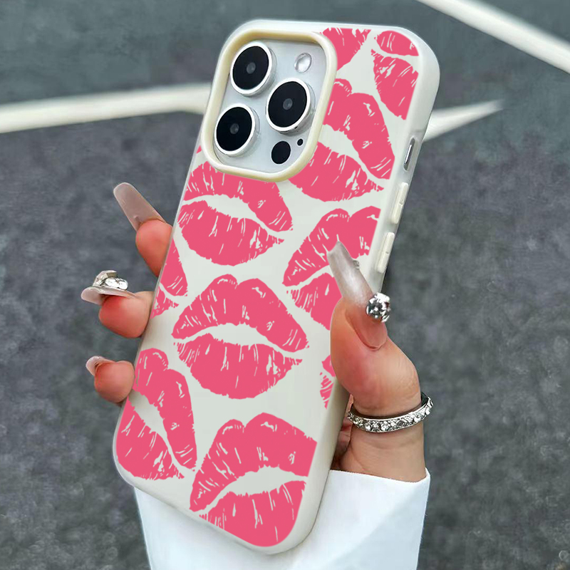 Sexy Girl Pink Lips  Pattern D - đánh giá và giá Phone Cases Designer
