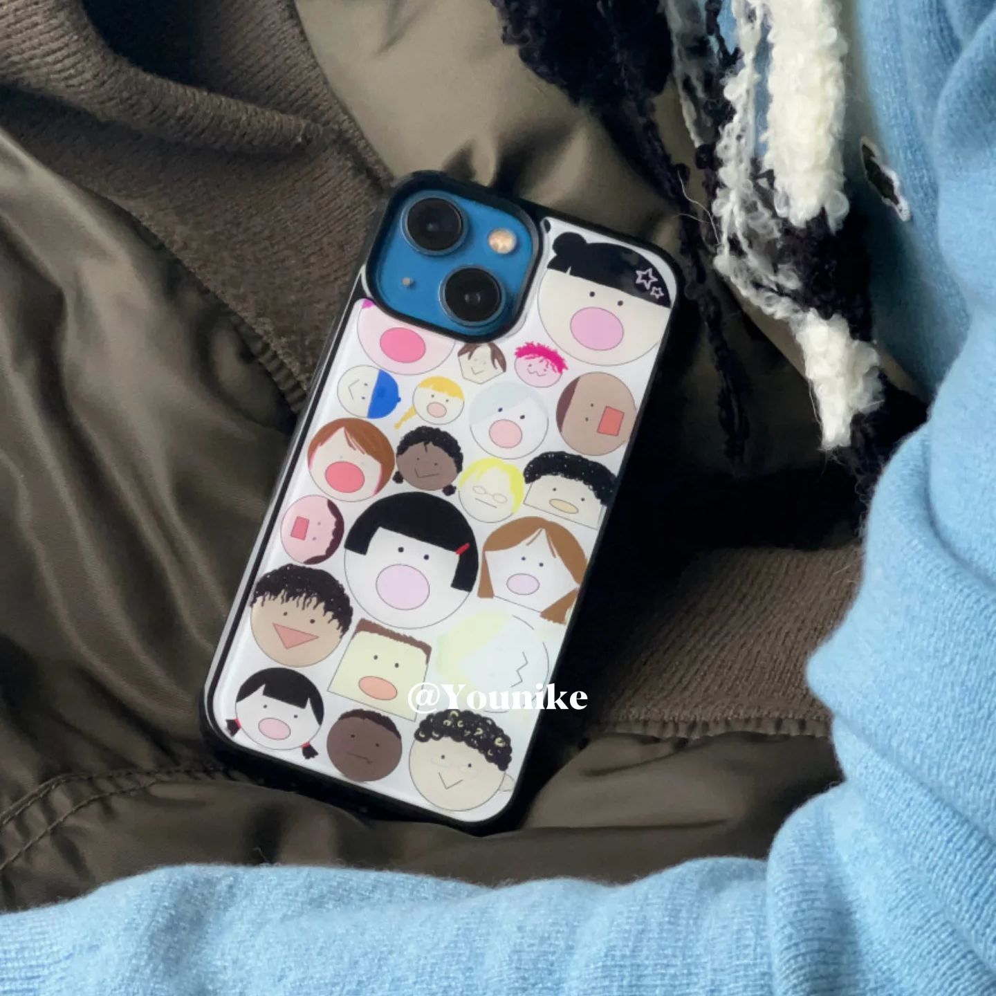 Cartoon Korean Ins Cute Big He - đánh giá và giá Phone Cases Custom
