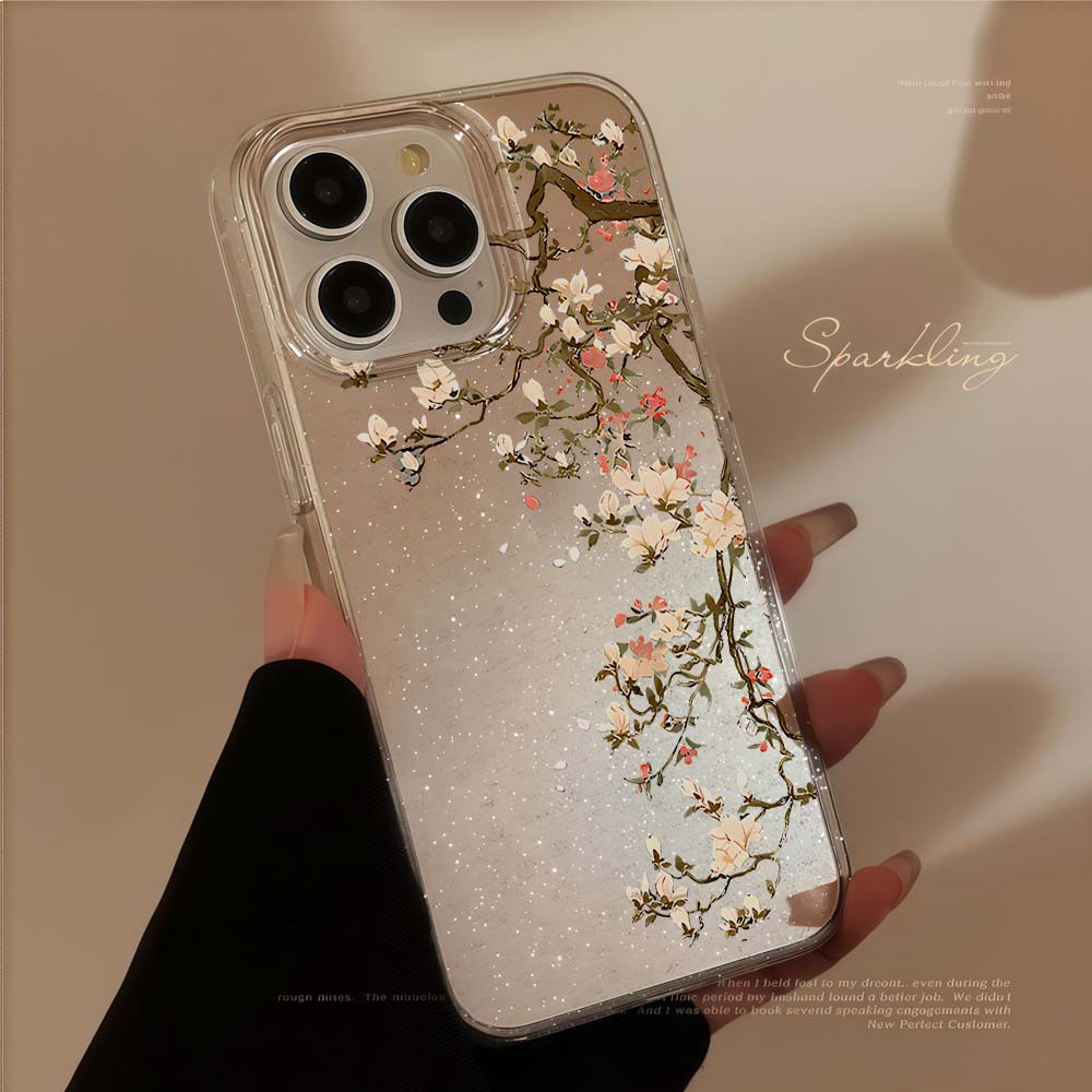 Vintage Magnolia Flower glitte - đánh giá và giá Phone Cases Vintage