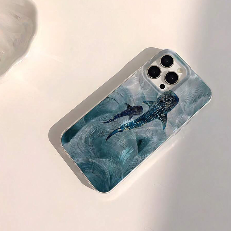 Ocean Shark Whale Design Phone - đánh giá và giá Phone Cases Designer