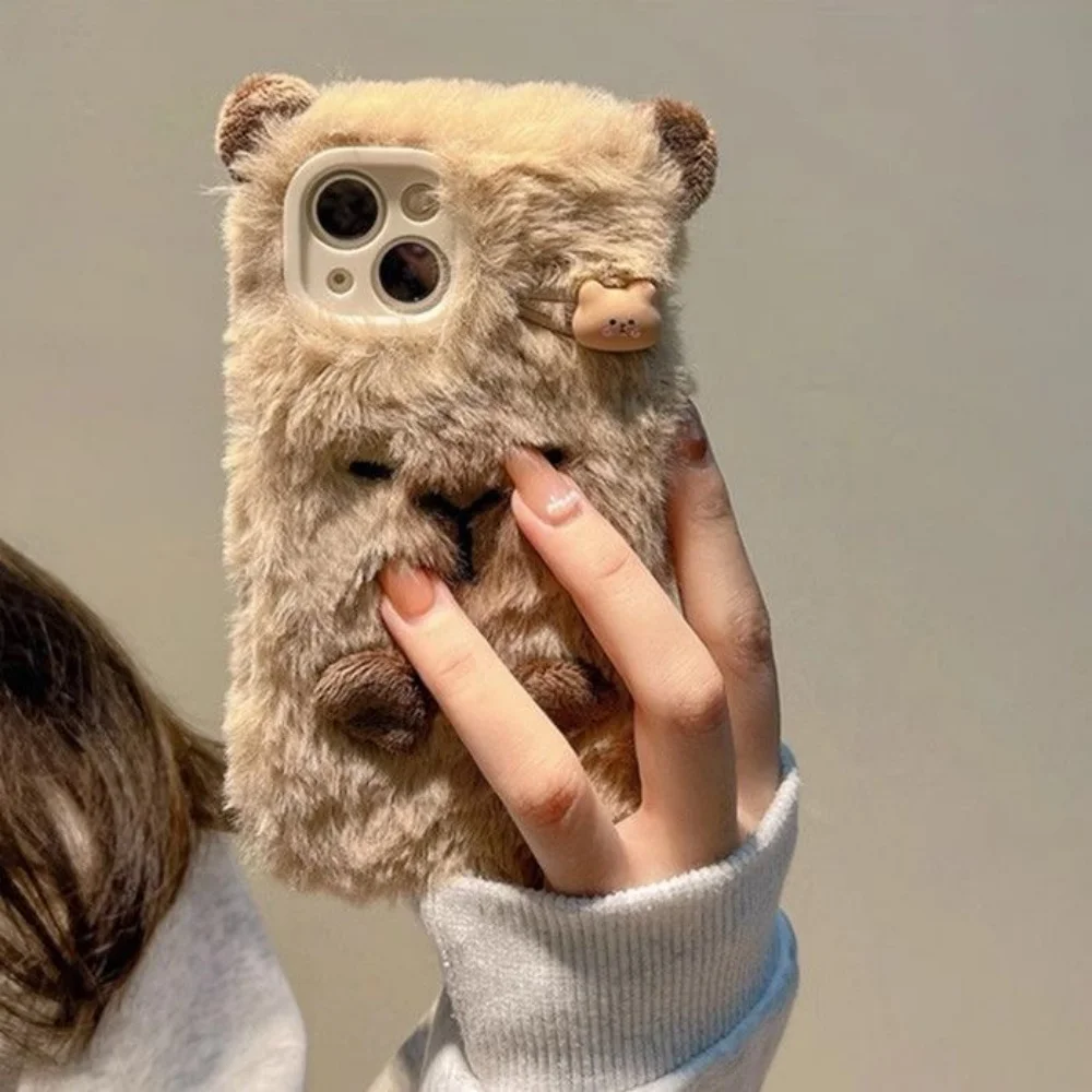 Luxury Capybara Fluffy Fur Pho - đánh giá và giá Phone Cases Apple