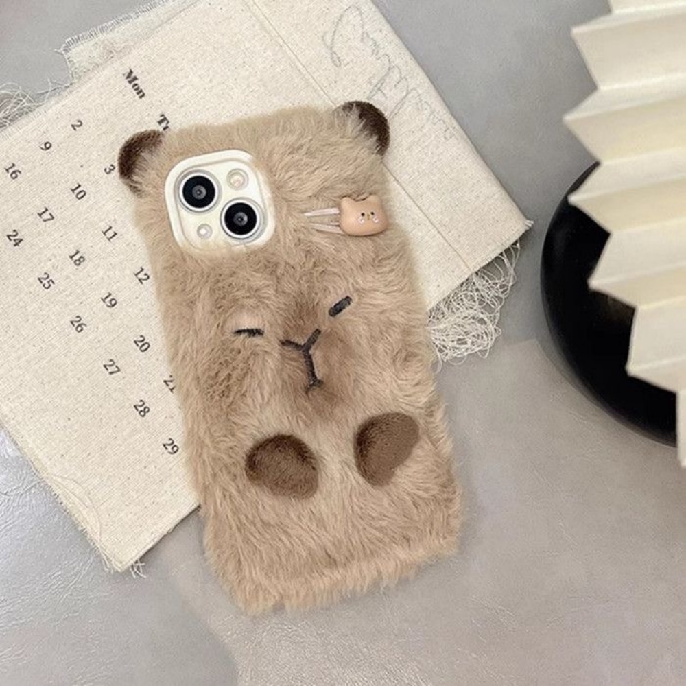 Luxury Capybara Fluffy Fur Pho - đánh giá và giá Phone Cases Apple