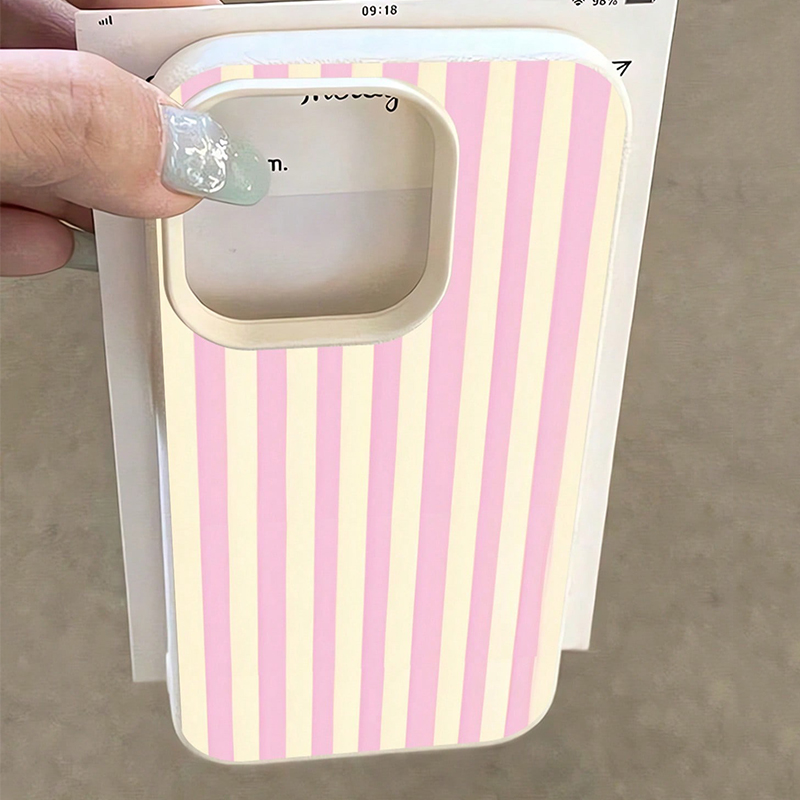 Simple Pink Vertical Striped L - đánh giá và giá Phone Cases Like Loopy