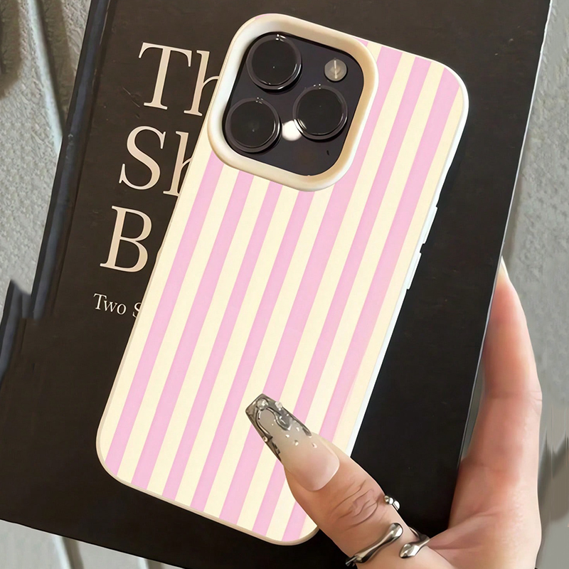 Simple Pink Vertical Striped L - đánh giá và giá Phone Cases Like Loopy