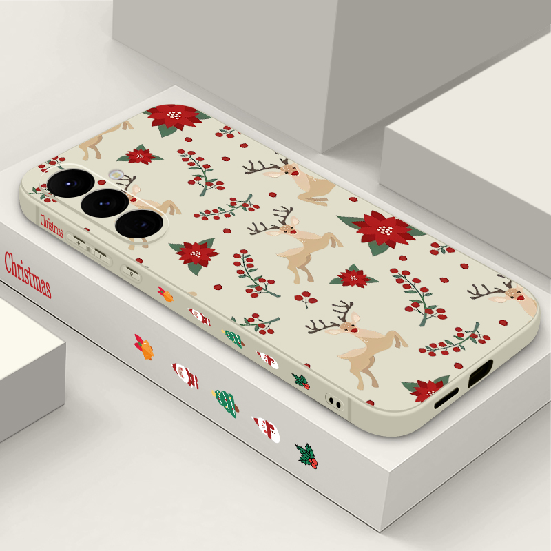 Red Deer Flowers Pattern Phone - đánh giá và giá Phone Cases Red Deer
