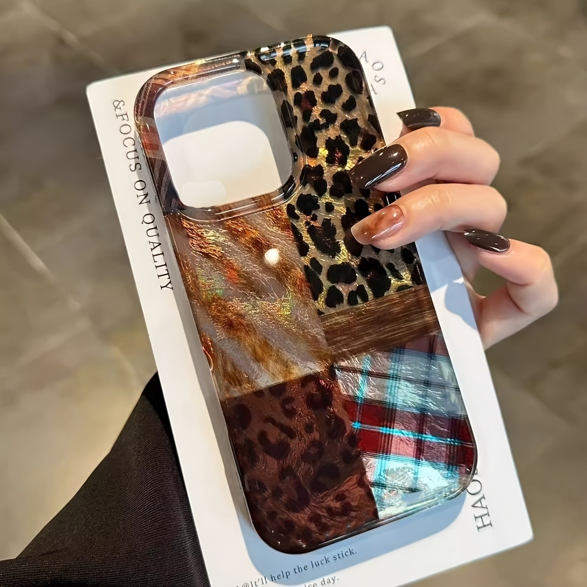 High-End Leopard Print And Tin - đánh giá và giá Phone Cases Designer
