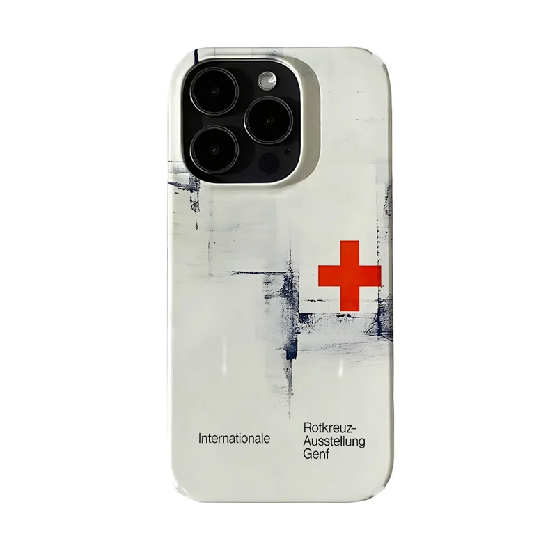 Hot Sale Ins Retro Red Cross A - đánh giá và giá Buy Phone Cases