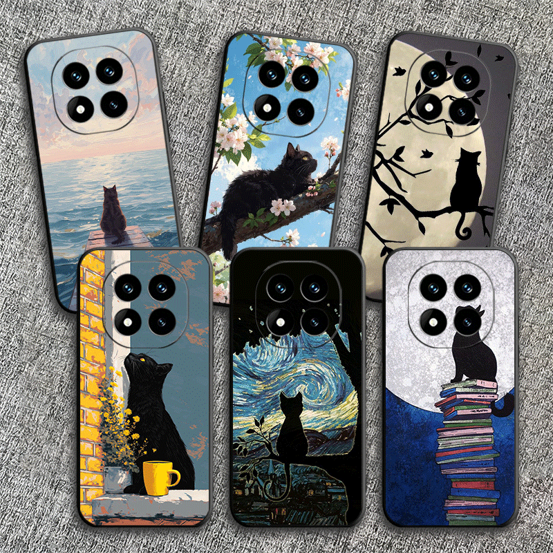 Black Cat Aesthetic Pattern So - đánh giá và giá Phone Cases Shein
