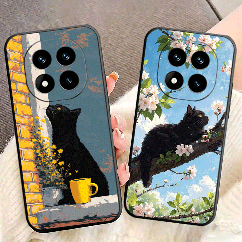 Black Cat Aesthetic Pattern So - đánh giá và giá Phone Cases Shein