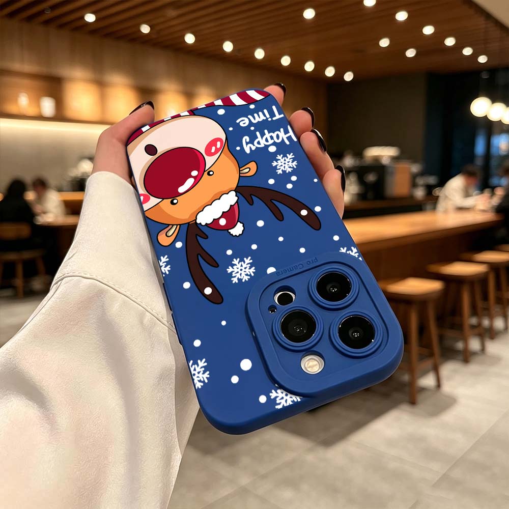 Cartoon Red Nose Deer Phone Ca - đánh giá và giá Phone Cases Red Deer