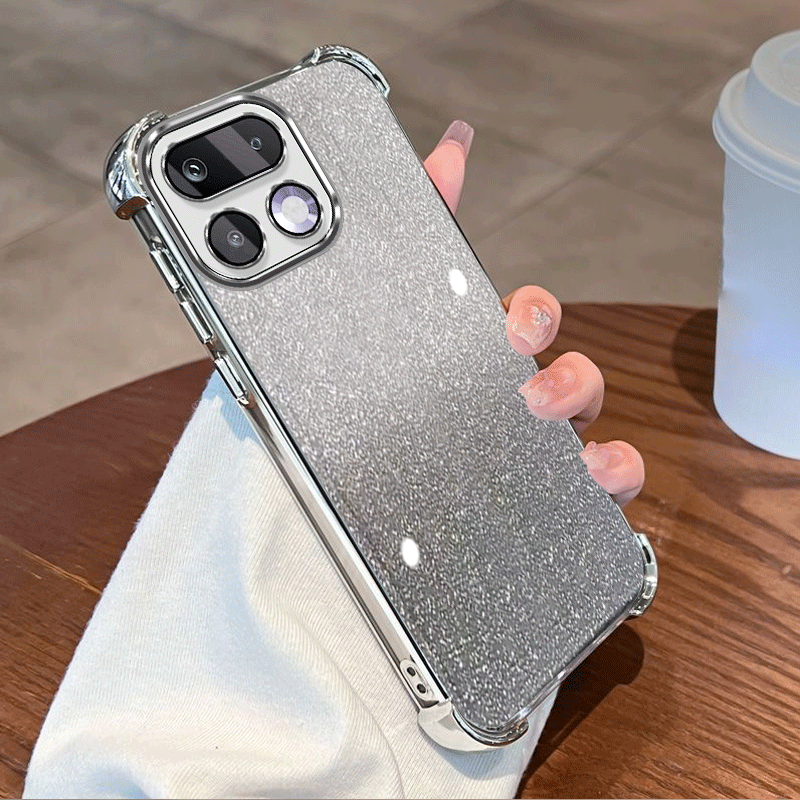 Glitter Plating Clear Protecti - đánh giá và giá Glitter Shockproof Case