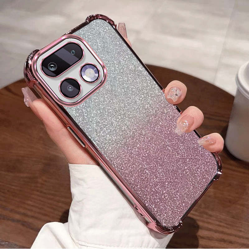 Glitter Plating Clear Protecti - đánh giá và giá Glitter Shockproof Case