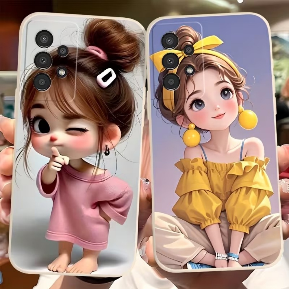 Cute Cartoon Girl Pattern Desi - đánh giá và giá Phone Cases Designer