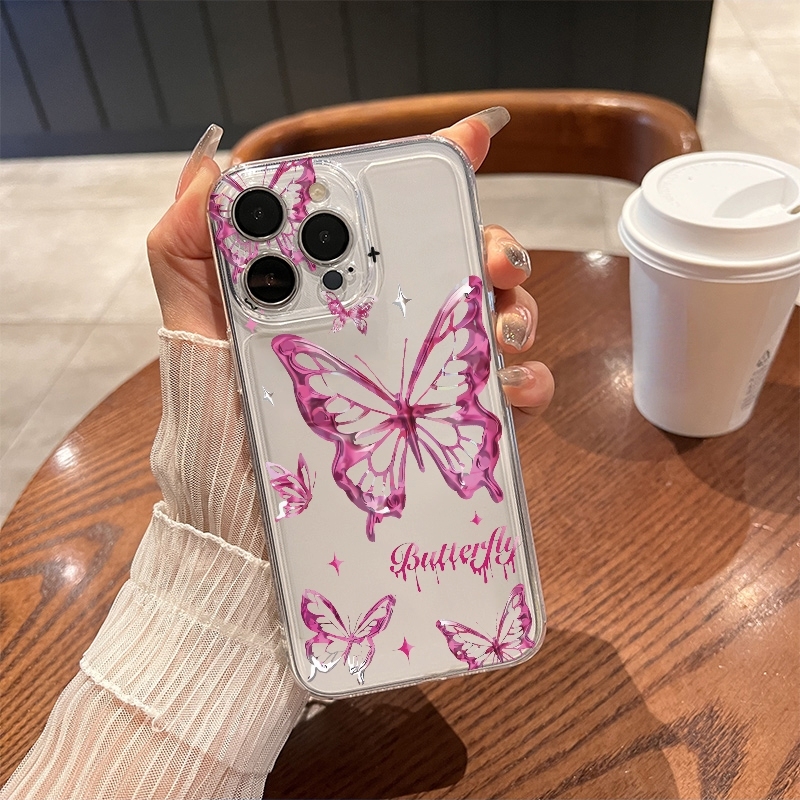 Y2K Glitter Butterfly Phone Ca - đánh giá và giá Glitter Shockproof Case