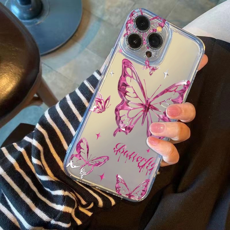 Y2K Glitter Butterfly Phone Ca - đánh giá và giá Glitter Shockproof Case