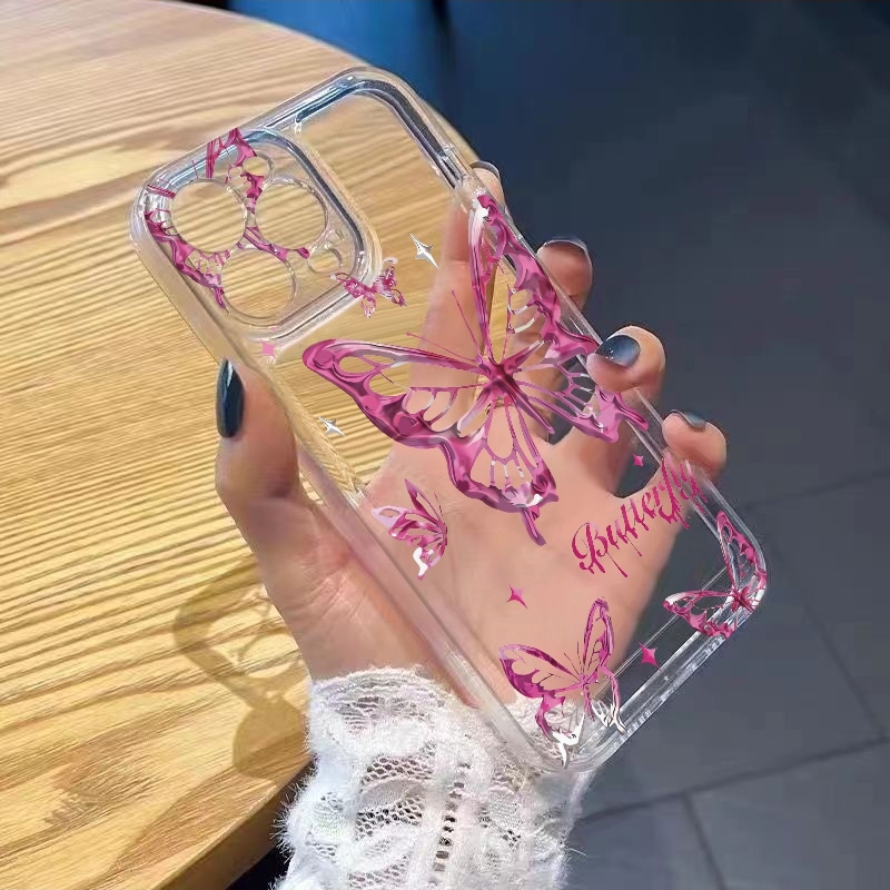 Y2K Glitter Butterfly Phone Ca - đánh giá và giá Glitter Shockproof Case