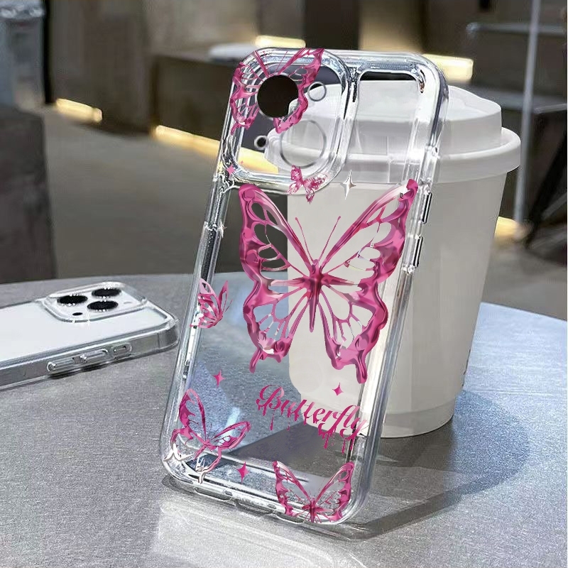 Y2K Glitter Butterfly Phone Ca - đánh giá và giá Glitter Shockproof Case