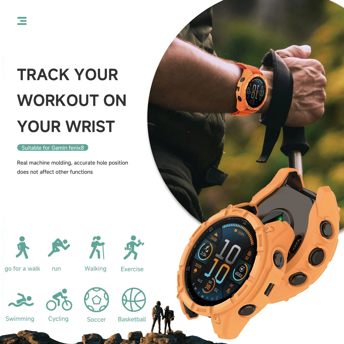 TPU Case for Garmin Fenix8 51/ - đánh giá và giá Phone Cases Android