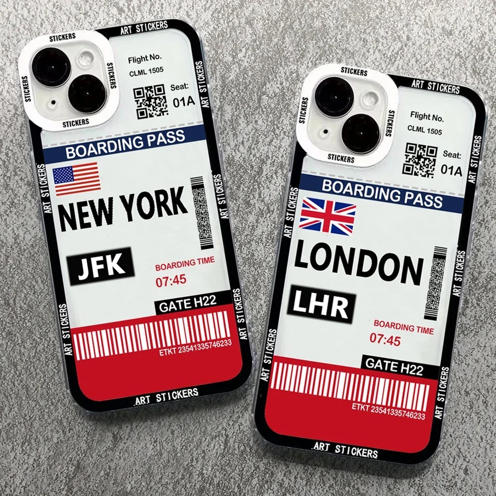 World City Travel Ticket Label - đánh giá và giá Phone Cases York